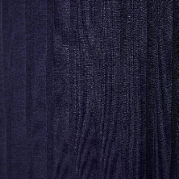 Zara Blue Ribbed Stripe Shirt - Picture 7 of 7